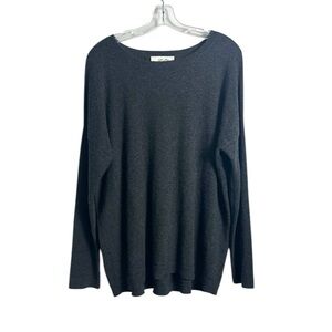 Ply Cashmere Black Crew Neck Sweater